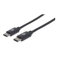 CABLE USB,MANHATTAN,354882,-C V2.0, C-C 3M NEGRO 60W, 480MB CABLE USB,MANHATTAN,354882,-C V2.0, C-C 3M NEGRO 60W, 480MB